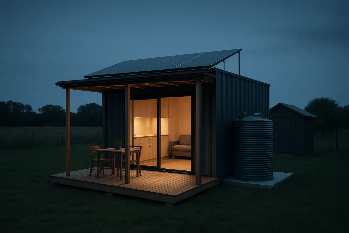 Mortgage-Free Tiny Living in Shipping Containers and Small