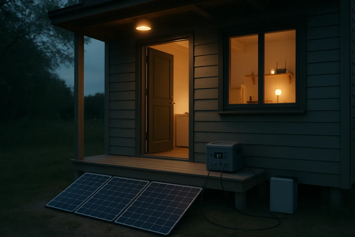 Portable Solar Power for Tiny Houses