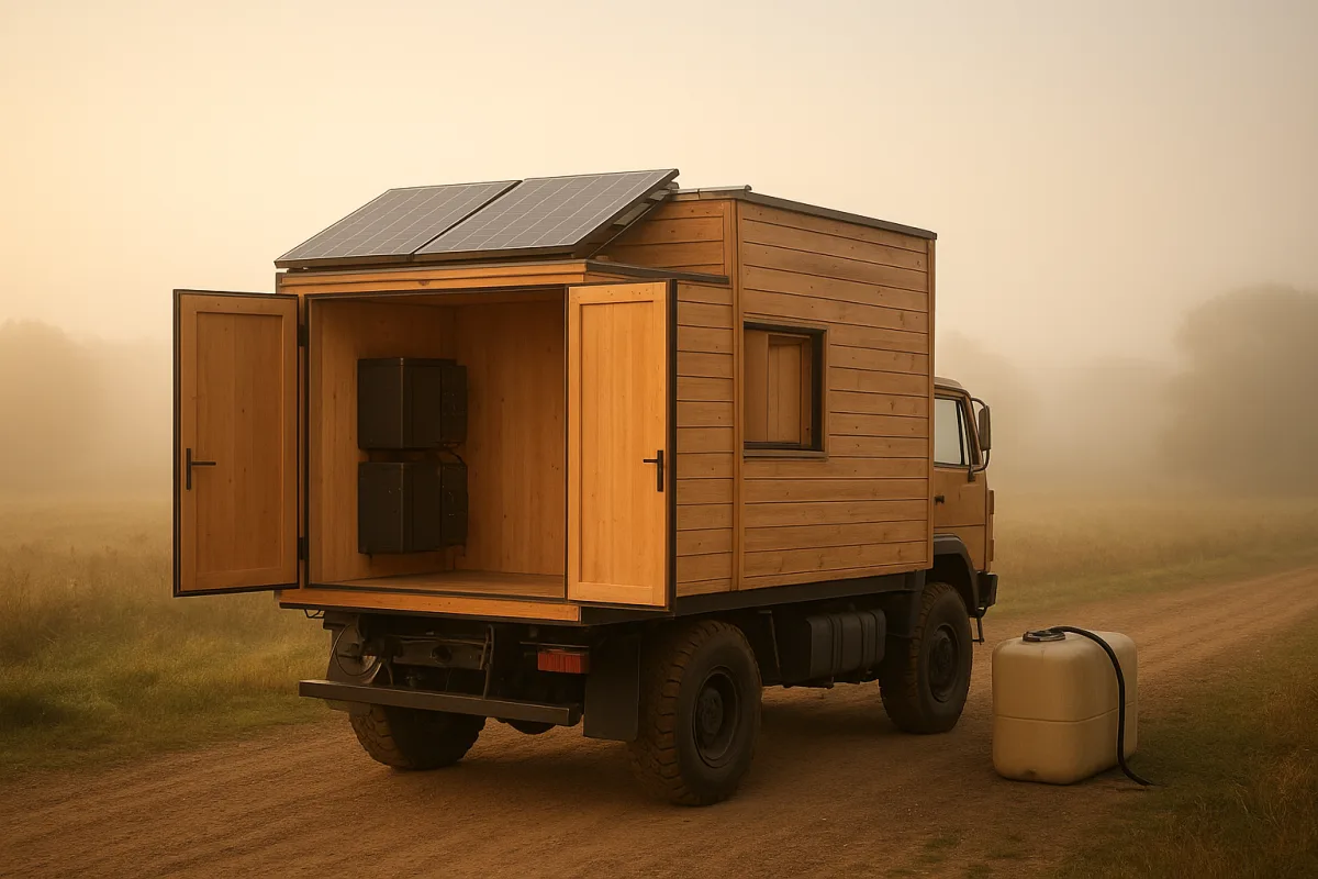 Truck-Based Off-Grid Tiny Homes: Mobile Living Innovations