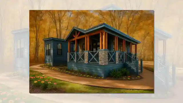 charming-autumn-forest-cabin-stone-timber-tiny-home